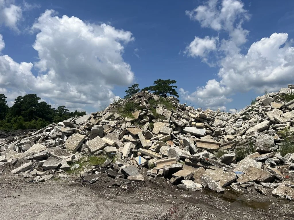IMG_1231.HEIC Large pile of concrete from a construction site