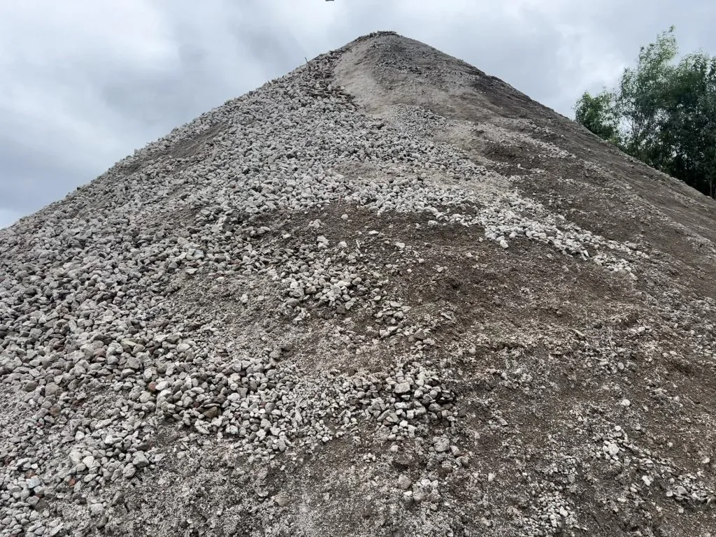 Mound of Aggregate Large Pile of Aggregate